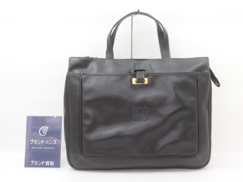 ロエベ レザー ハンドバッグ