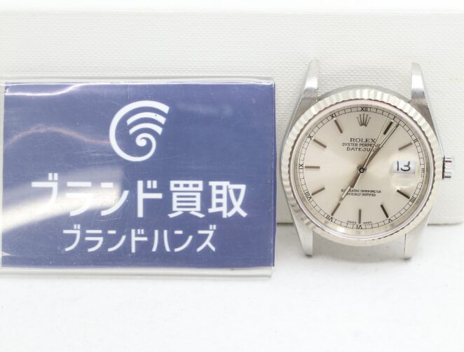 ロレックス デイトジャスト 16234 SS×WG シルバー文字盤 自動巻き
