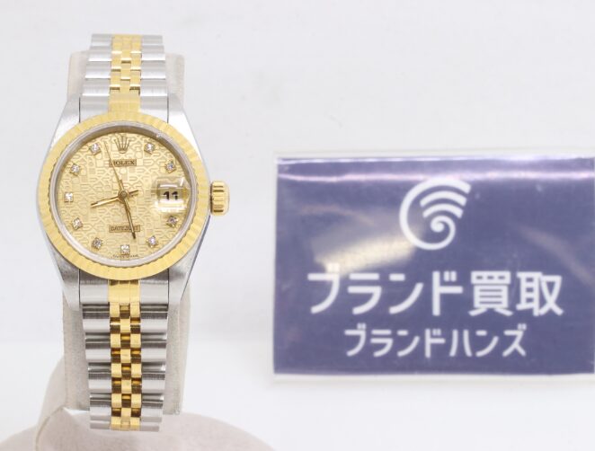 ロレックス デイトジャスト 69173G SS YG ホリコン AT