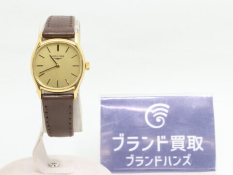 ロンジン レディース ウォッチ シャンパンゴールド文字盤 手巻き