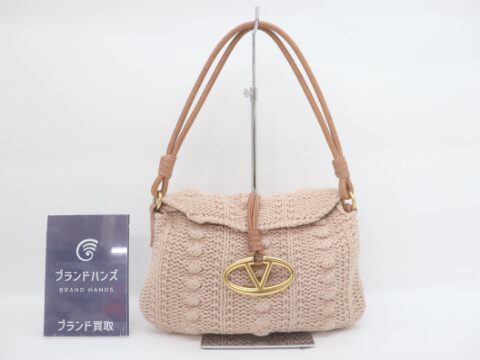 ヴァレンティノ ニット ショルダーバッグ