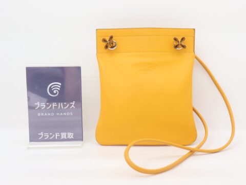 エルメス アリーヌミニ スイフト イエロー D刻印