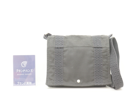 エルメス エールライン キャンバス グレー