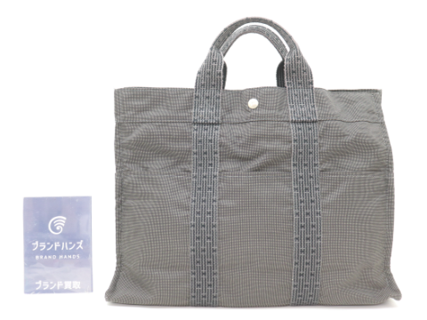 エルメス エールラインMM グレー キャンバス