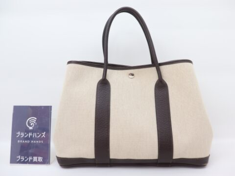 エルメス ガーデンパーティPM マロン トワルアッシュ