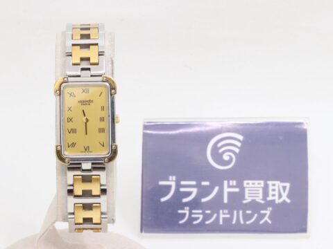 エルメス クロアジュール CR1.220 ゴールド文字盤