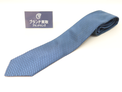 エルメス シルク ブルー H柄