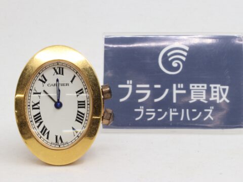 カルティエ トラベルクロック 2752 GP クオーツ 白文字盤