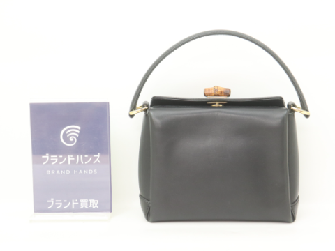 グッチ バンブー レザー ブラック 000.33.0240