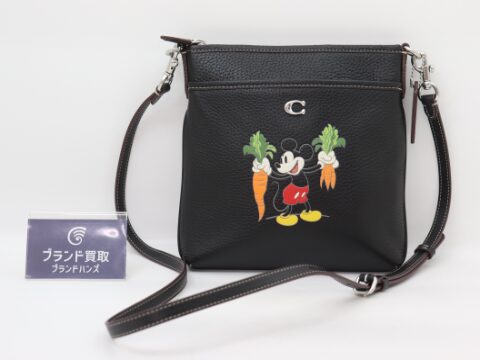 コーチ ディズニーコラボ レザー ショルダーバッグ