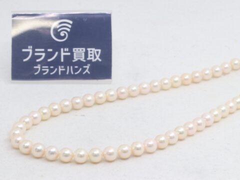 シルバー パール ネックレス