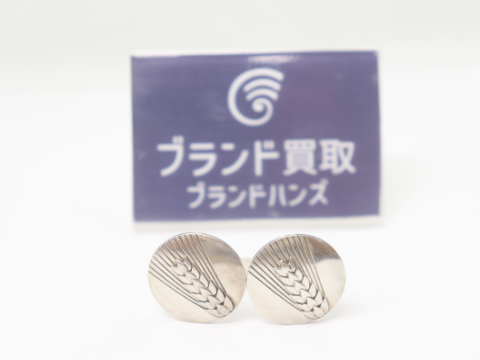 ジョージジェンセン SV925 稲 カフスボタン