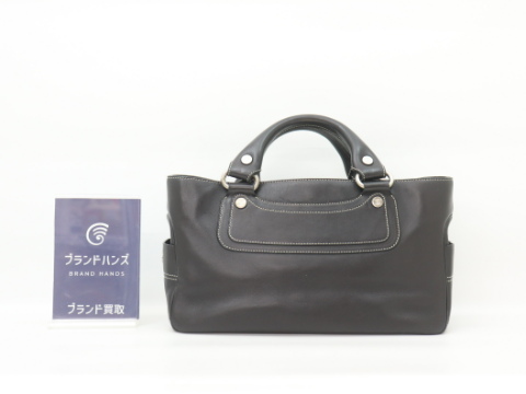 セリーヌ ブギーバッグ ブラック レザー