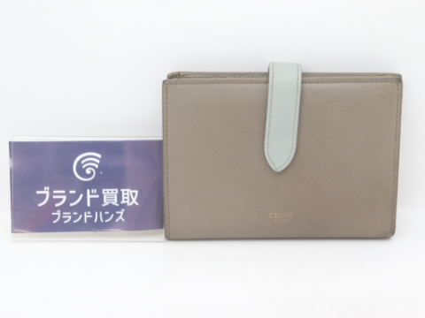 セリーヌ ミディアムストラップ ウォレット レザー