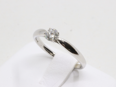ティファニー ハーモニー 1Pダイヤリング PT900 D0.27ct 3.1g