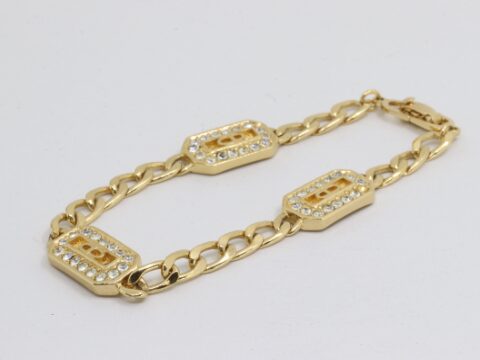 ディオール ラインストーン ゴールド CDロゴ