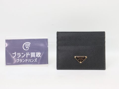 プラダ サフィアーノ トライアングル カードケース GD金具 1MC025