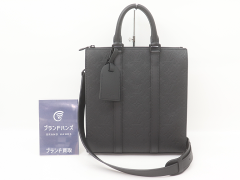 ルイヴィトン モノグラムアンプラント トリヨンレザー サックプラクロス M21884 RFID