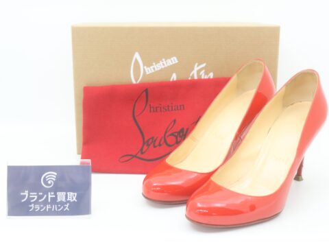 ルブタン エナメル ハイヒール パンプス