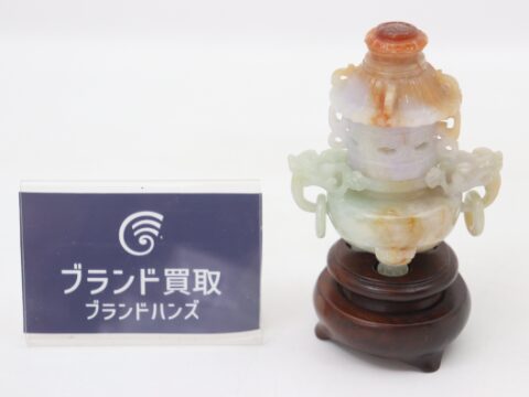 翡翠 香炉 置物