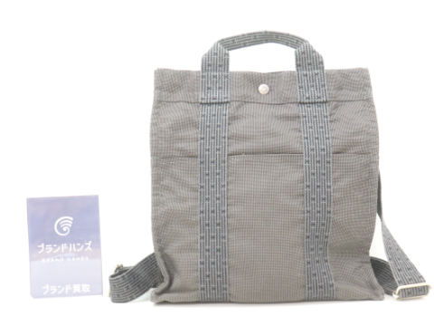 エルメス エールラインアドPM グレー キャンバス