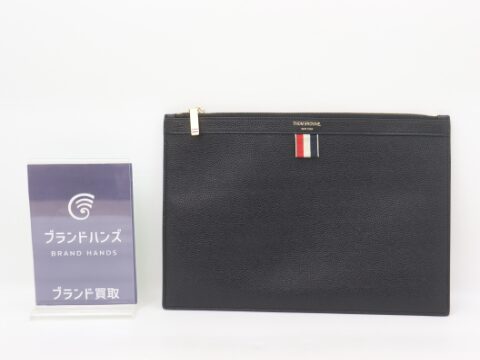 トムブラウン レザー クラッチバッグ