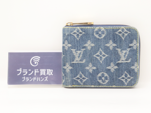 ルイヴィトン モノグラム デニム ミニ ジッピー M95342